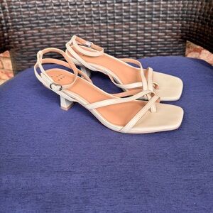 Target Cream Strappy Sandals